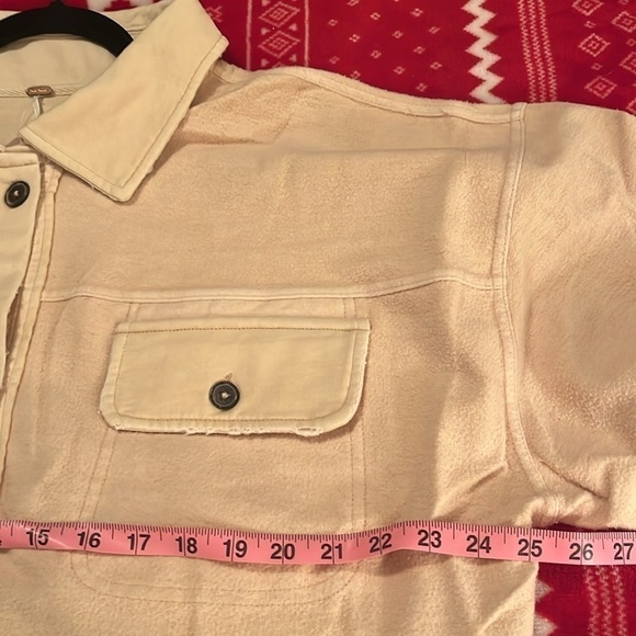 NWT Free People The Ruby Jacket Peach Colored Size Large - Picture 6 of 9